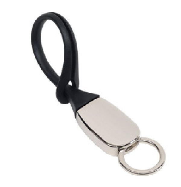 LLAVERO CON LASO DE HULE D343